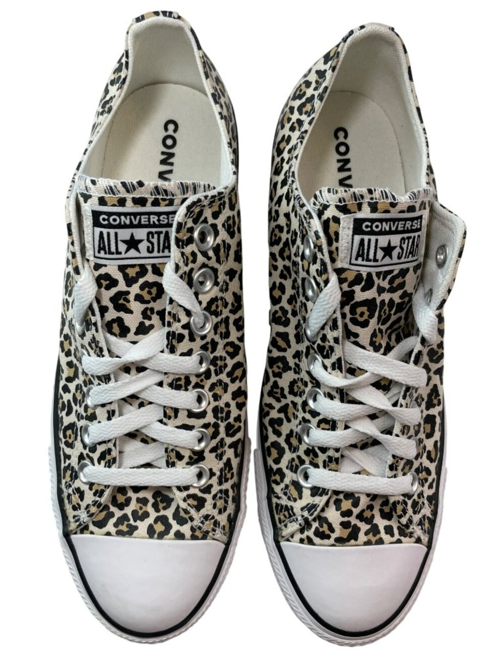Converse Chuck Taylor All Star Leopard Print Low Top Sneakers Men's 9 Women's 11 - Picture 4 of 10